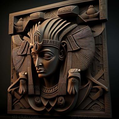 3D model egyptian (STL)